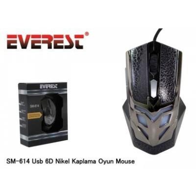 EVEREST SM-614 6D NİKEL KAPLAMA 2400 DPI GAMING MOUSE