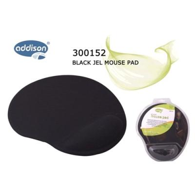 ADDISON 300152 BİLEK DESTEKLİ SİYAH MOUSE PAD 7129