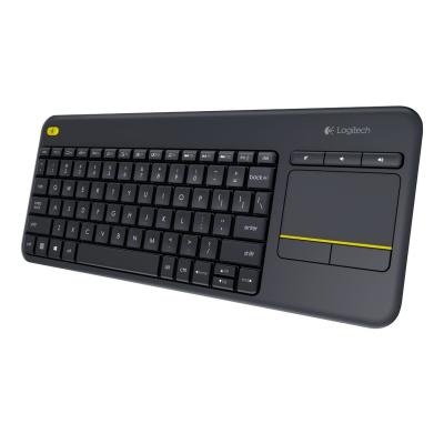 LOGITECH K400+ PLUS WIRELESS BLACK SİYAH TOUCH MOUSE&KEYBOARD 920-007149