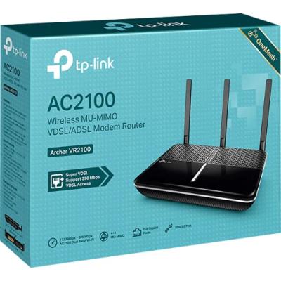 TP-LINK VR2100 AC2100 5 GHZ 4 PORT 350 MBPS VDSL-ADSL KABLOSUZ MODEM ROUTER