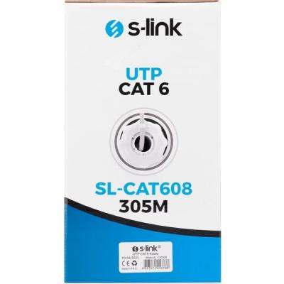 KABLO CAT6 305MT 24AWG SL-CAT608 S-LİNK