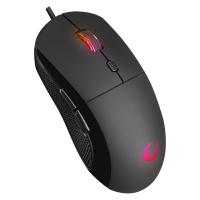 RAMPAGE RADIANT M1 MAKROLU SİYAH 7200 DPİ RGB AYDINLATMALI GAMİNG OYUNCU MOUSE