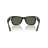 RAY-BAN META WAYFARER AKILLI GÖZLÜK PARLAK SİYAH G15 YEŞİL