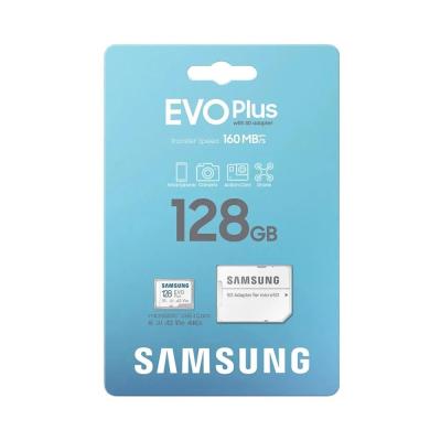 SAMSUNG EVO PLUS 128 GB ADAPTÖRLÜ HAFIZA KARTI (160MB/S)