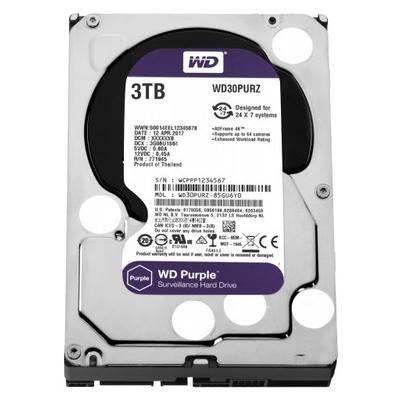 WD PURPLE 3,5" 3 TB 64 MB 5400 RPM WD30PURZ